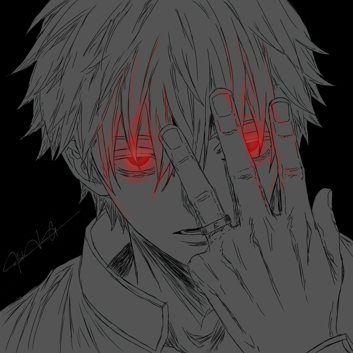 ErickTK365's tweet photo. Dibujando a mi OC con el Yuta emote 
#Dibujo #Arte #Dibujodigital https://t.co/SPXDqSUmKh