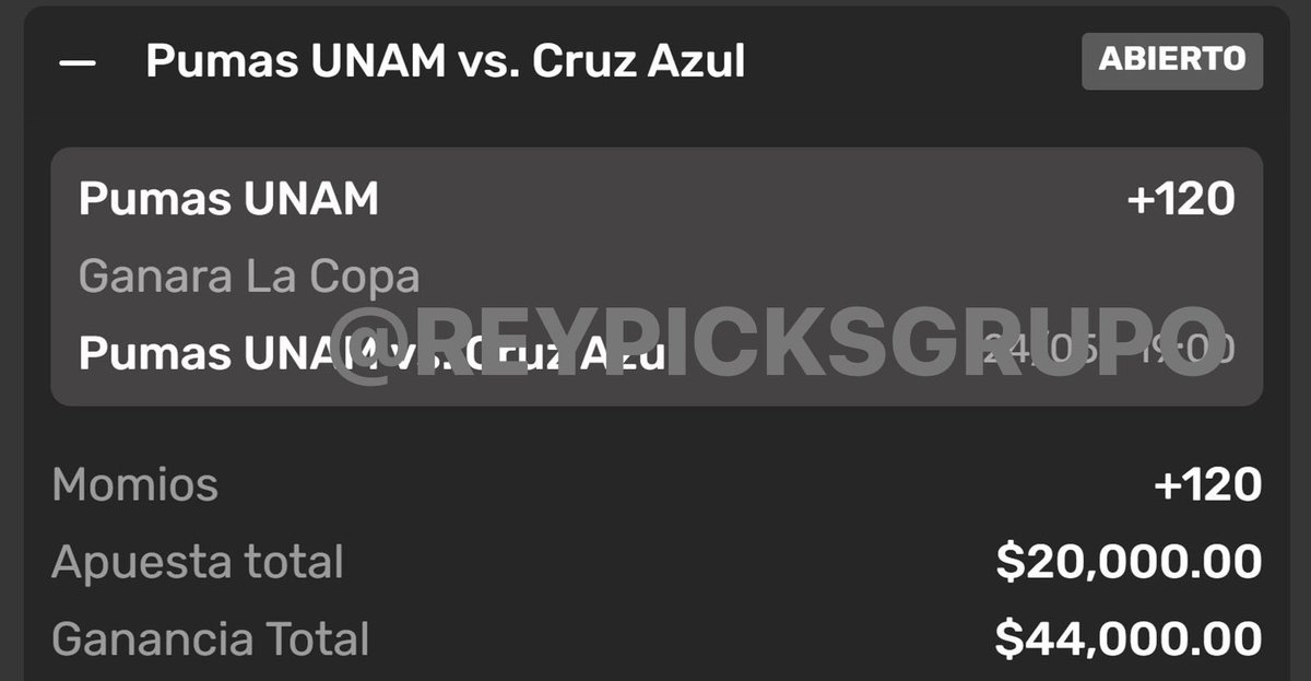 PickCristianRey's tweet photo. P*to el que hable ya con resultado en mano

Si se gana voy a regalar $1,000 MXN entre los likes ❤️ y RT 🔄 https://t.co/hjvRtVixTZ