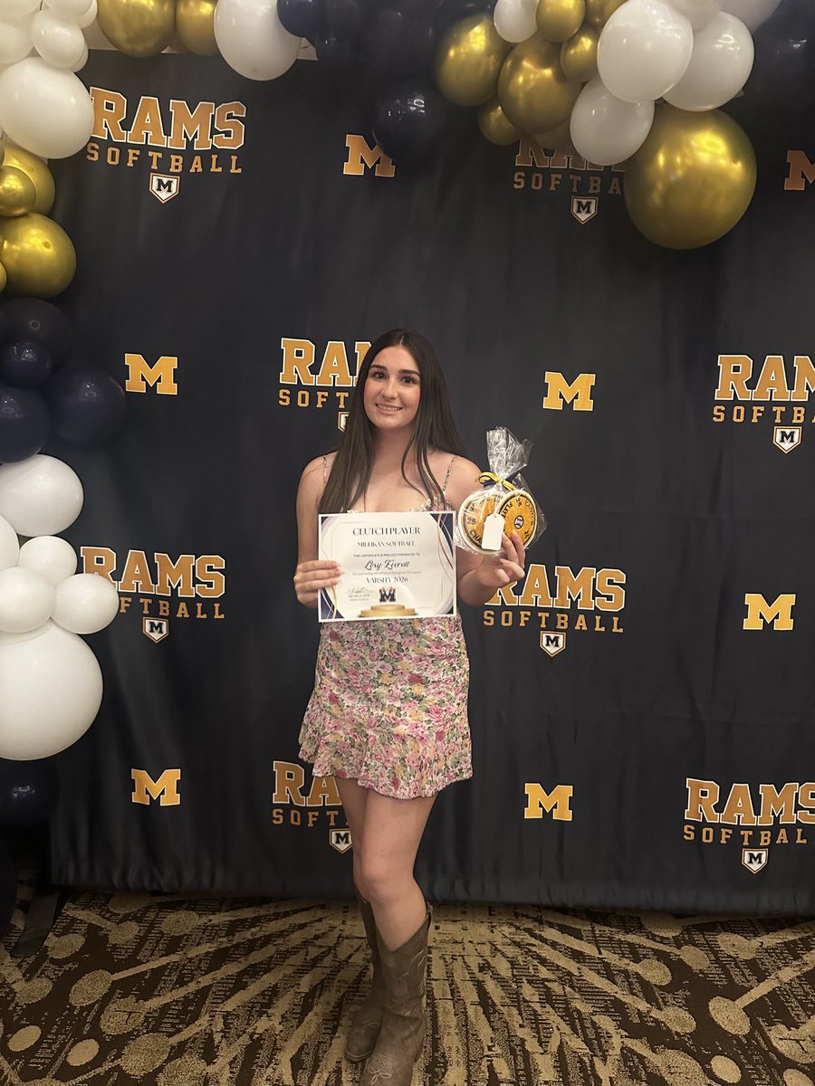 lexyeverett2026's tweet photo. Senior Season has come to an end with Millikan HS Rams 🥎. 
I earned “Clutch Player of the Year” and our team earned another Moore League Undefeated Championship! Memories that will last forever!
@usaathletics18g https://t.co/7eausW7YOP