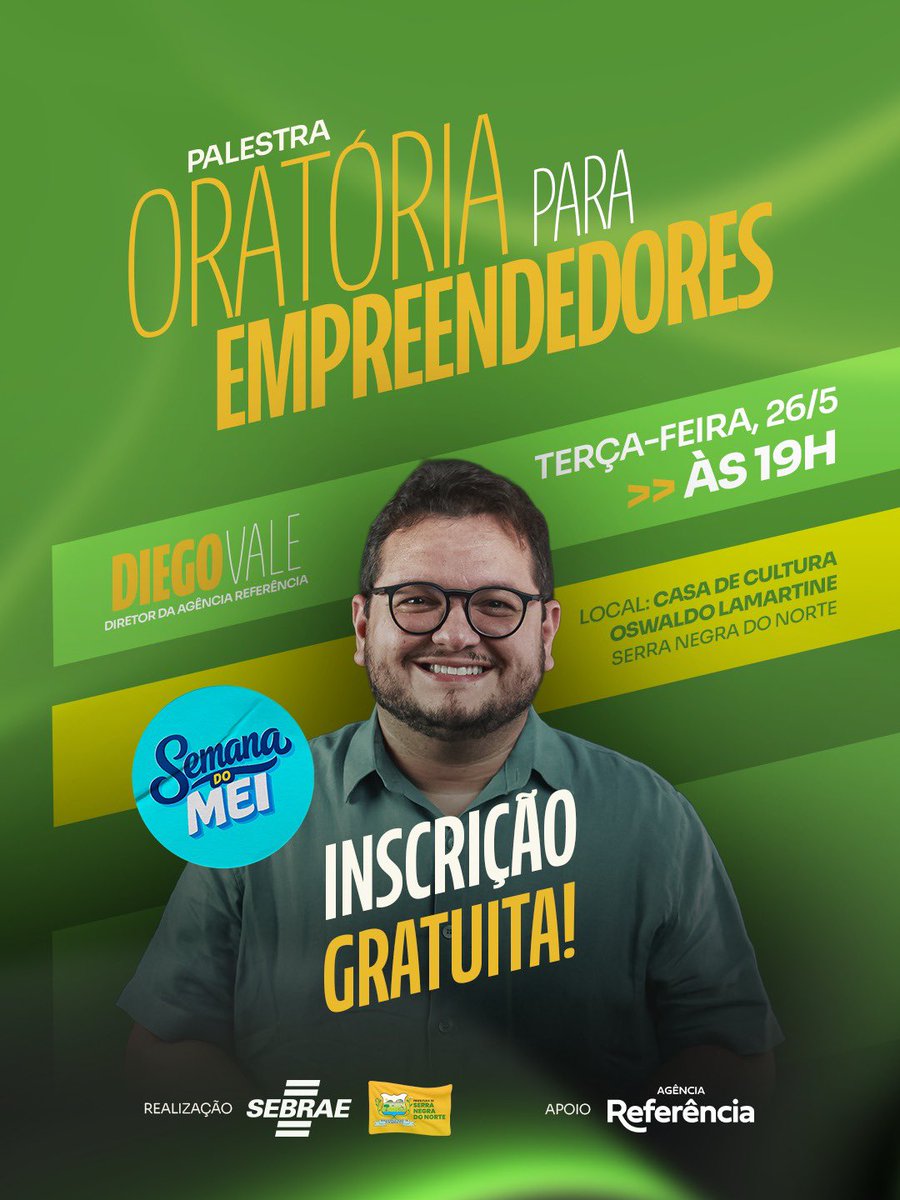 diegovalecaico's tweet photo. Alô turmas boas de Serra Negra e Sanzé, essa semana chego por aí! 

Vergonha não paga boleto! Então vamo aprender a ser “sem vergonha” e melhorar a comunicação! https://t.co/OpGyJGo2qR