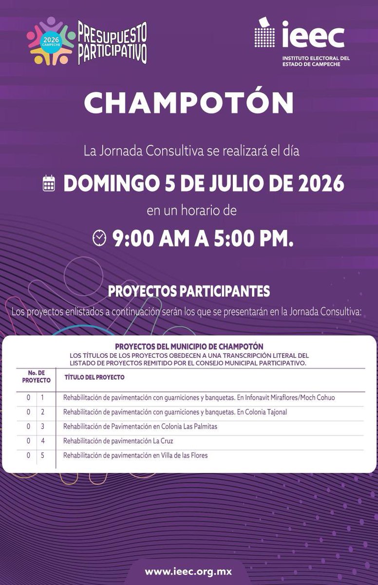 Tribunal Electoral del Estado de Campeche tweet media