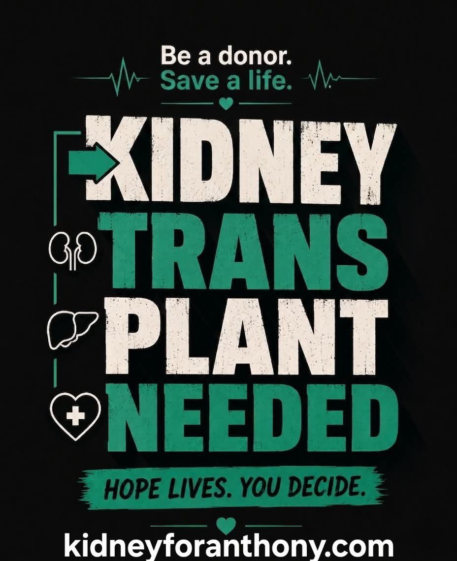 DaddysGirlPhoto's tweet photo. Living Kidney Donor Needed!! https://t.co/yvSuKqOpVw 
https://t.co/A6AEtDrdMK 
Anthony Beazer 01-10-1985 https://t.co/UBoOZQc7k5