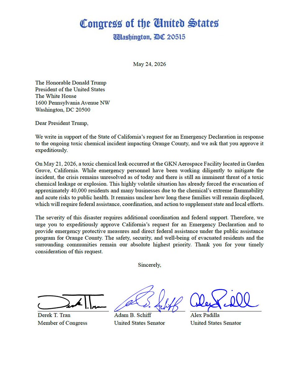 Rep. Derek Tran tweet media