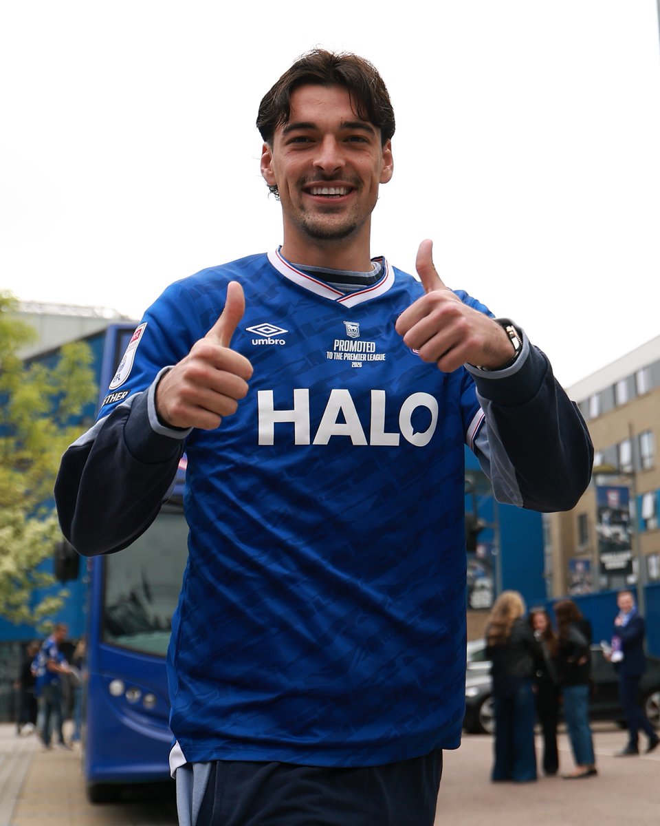 IpswichTown's tweet photo. The Premier League season is over, so why not spend your Sunday evening watching “TOWN IN THE PREMIER LEAGUE | WE’RE GOING UP AGAIN!”... again? 🤩