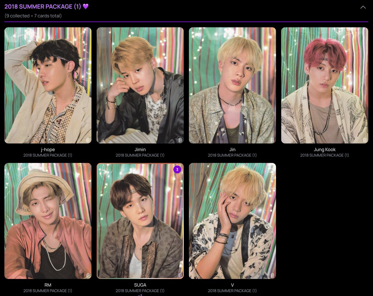 2️⃣2️⃣0️⃣ BTS - 2018 SUMMER PACKAGE (1) #bcdapp #bcdcollection