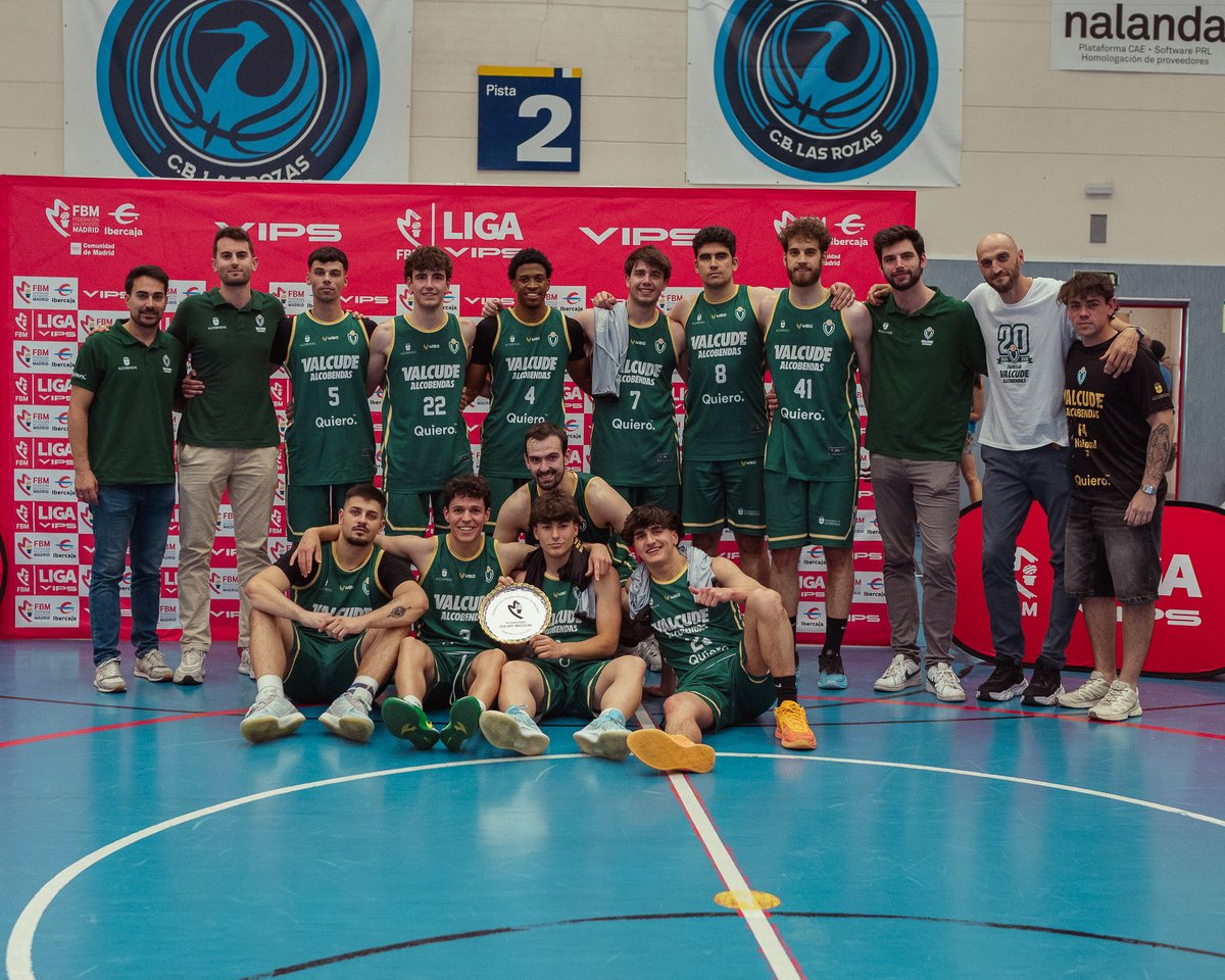 FBMadrid's tweet photo. Así ha terminado la F4 de la #LigaVIPS masculina #F4VIPSM

🥇Campeón: Qualis @ValdemoroBasket 
🥈Subcampeón: @cblasrozas 
🥉Tercer clasificado: Saltium @AlcorconBasket 
4⃣ Cuarto clasificado: Quiero @ValcudeA 

Ascienden a Tercera FEB: Qualis @ValdemoroBasket y @cblasrozas https://t.co/eXX4FDfMQC