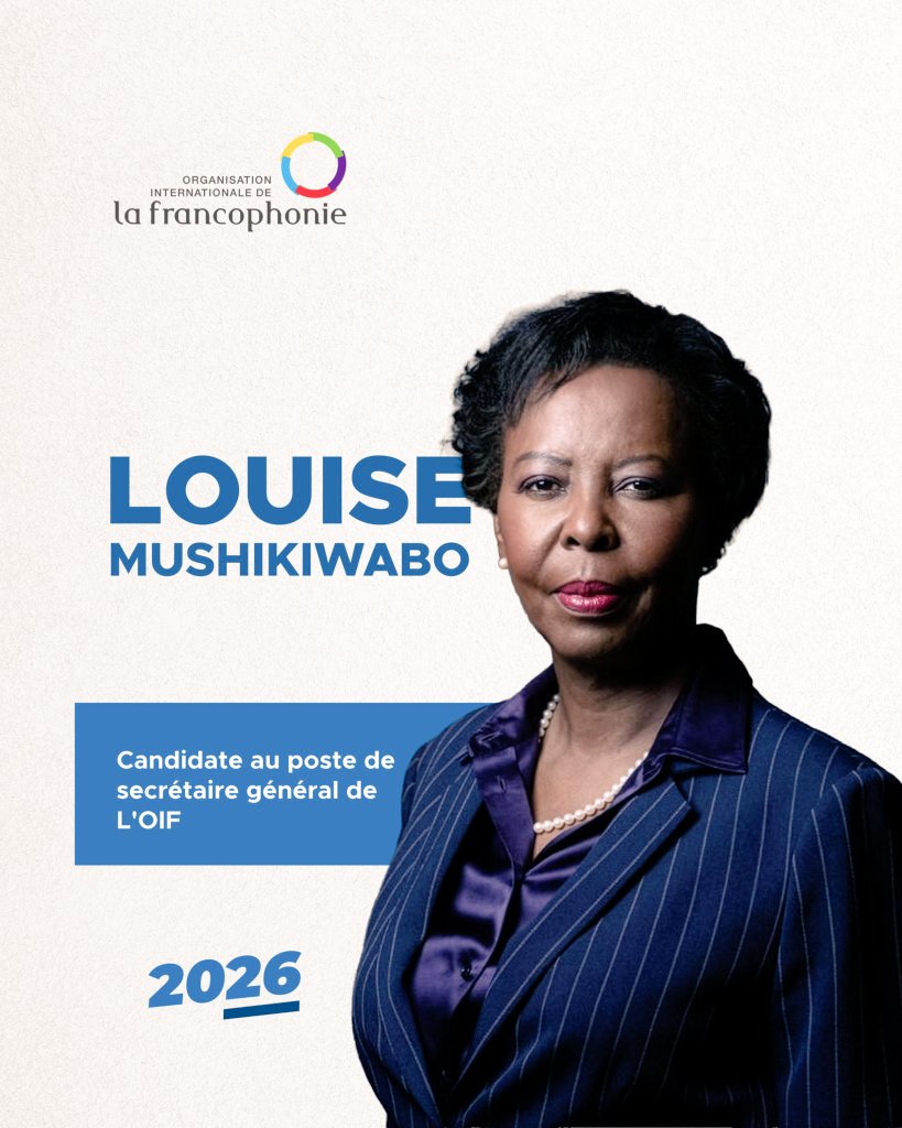 PatriotNkotanyi's tweet photo. Le maintien de Madame Louise Mushikiwabo à la tête de l’Organisation internationale de la Francophonie représente une précieuse opportunité de renforcer la pertinence, l’unité et le rayonnement international de l’institution.

Son mandat a été marqué par un professionnalisme remarquable, des réformes stratégiques et un engagement sans faille en faveur de la modernisation de la Francophonie, conformément aux aspirations de ses États membres.

La compétence de Madame Louise Mushikiwabo pour mener à bien les réformes institutionnelles et accroître la visibilité et l’efficacité de l’OIF est largement reconnue et saluée.