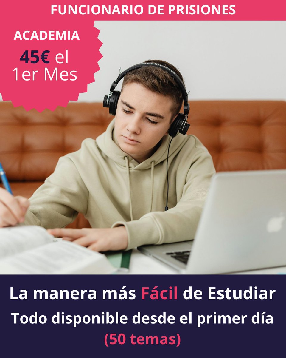 AudioPrisiones's tweet photo. 🔥 Prepárate con los mejores recursos 📚🎯

✅ Temario completo
✅ +15.000 tests y 700 supuestos
✅ Seguimiento personalizado

💡 25 años de experiencia dando clases

🏷️ 25% de descuento con código: FPRISIONES25

🔗 https://t.co/z3m6WPR8wX https://t.co/xOZGLBWUmu