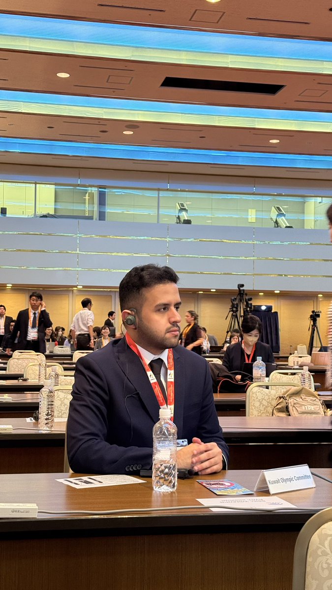 SuAlenezii's tweet photo. تشرفت بتمثيل دولة الكويت واللجنة الأولمبية الكويتية في الاجتماع الإعلامي الدولي الثاني الخاص بـ دورة الألعاب الآسيوية آيتشي-ناغويا 2026 والمُقام في مدينة ناغويا اليابانية 🇯🇵

@kuwaitolympic 
@asiangamesoca https://t.co/mR4QtqVp4x