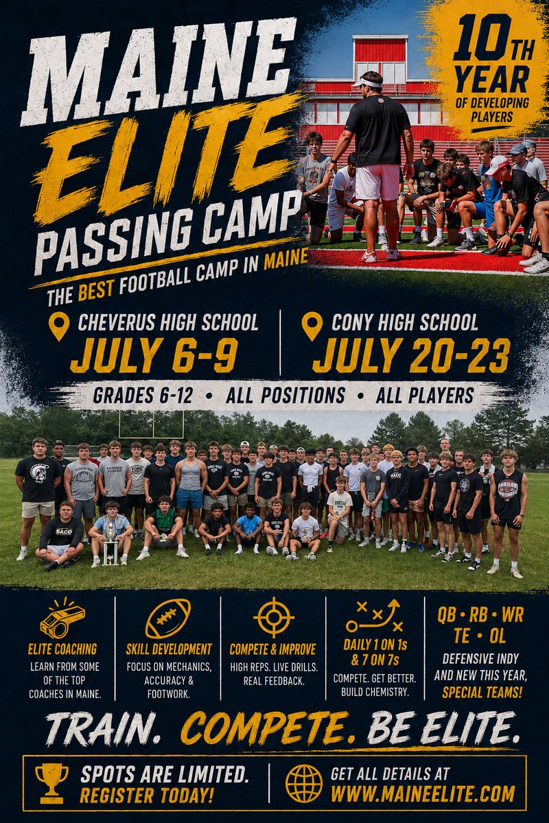 Maine Elite Passing Camp tweet media