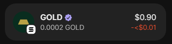 GueGains's tweet photo. Just received my gold from $GOLDBANK. Bullish on this project. Dev seems based. DYOR NFA.

HbuXfTMbM6wXBhzMCirRS6MqznsLsEo7kWLBwAqWpump https://t.co/aIkP2Z1K2F