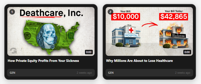 AbdullahAkramS's tweet photo. A couple of thumbnails I worked on with GEN for his American healthcare video. (753k subs)

Love how these turned out. https://t.co/oWj3VuhEsH