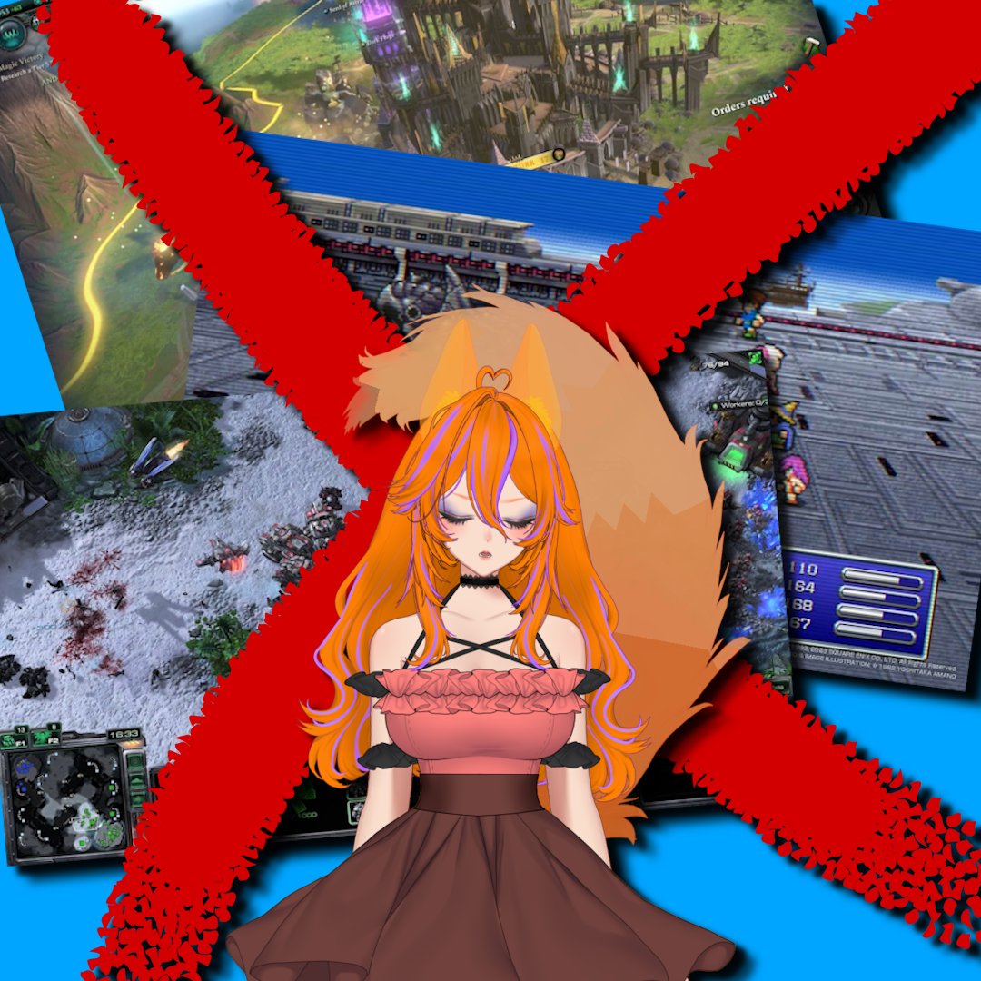 HaibridVT's tweet photo. I WISH I liked RTS-Strategy games more, maybe RPG, I really like JRPG's because most of them you end up moving around and doing things, but staring at a menu forever is like, if i wanted to do that I'd go stand at mcdonalds 💀 https://t.co/KxktmW6oAc