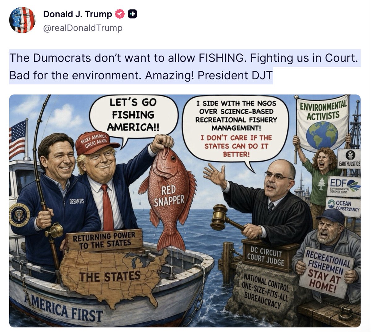 Donald J Trump Posts TruthSocial tweet media