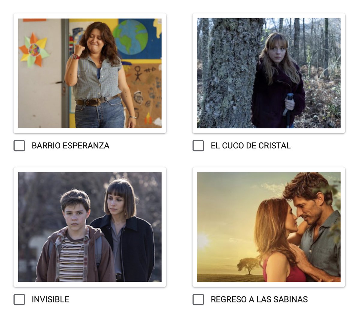 SeriesForeverTV's tweet photo. Nuevas
💛#SeriesForever💛

✅VOTA tus favoritas para el #TOP100 de junio en este enlace: https://t.co/Gv4utSuhE5

#BarrioEsperanza #ElCucoDeCristal #Invisible #RegresoAlasSabinas https://t.co/AEgCuyn0KG