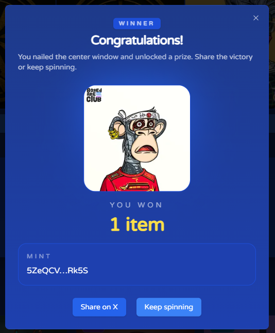 live4fun67's tweet photo. LoL @BotFather_The called me the BASC Magnet today.
What do you think? Played the @Omerta_SOL High Roller Loots. Won 2 amazing @BoredApeSolClub 🥳🥳
You can't have too many apes, right?! 
Happy with my new Robot Skin and Pink Skin!! 
Awesome!! 

https://t.co/clmJjswvNN https://t.co/GkaC2mMyfy