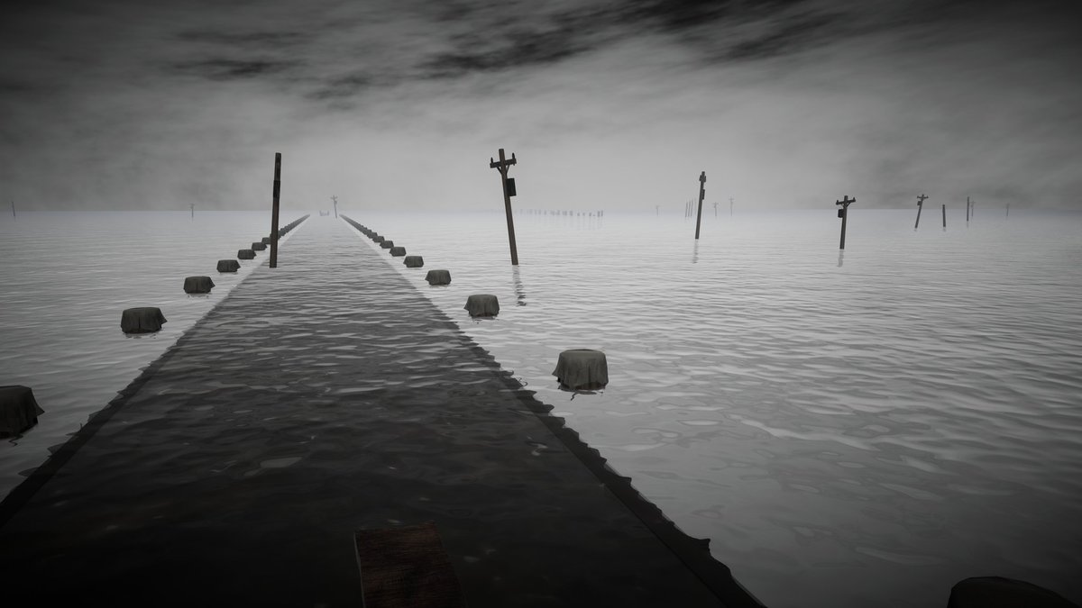 Bradlee1011's tweet photo. World name: The Black Lake
By: embassy
Platform: PC &amp; Quest 

#VRChat #VRChat_world紹介 https://t.co/O3a0s4Gwy1
