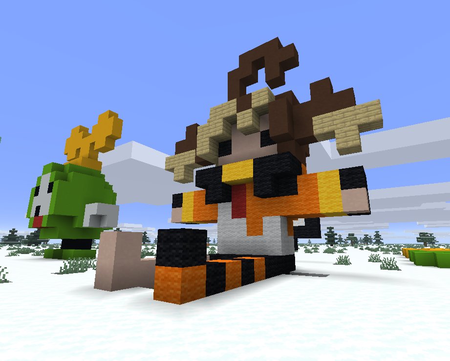 PlutoBOOMM's tweet photo. gigi murin in minecraft https://t.co/MOelCq3hT7