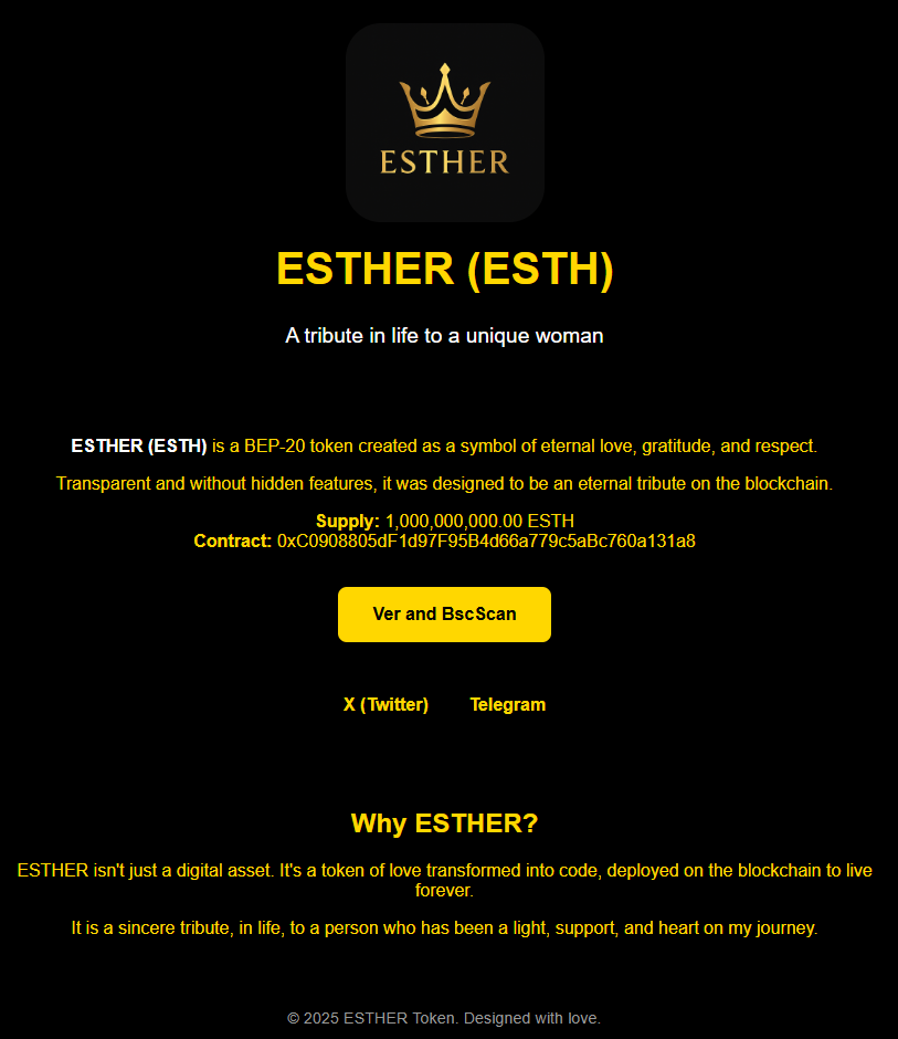 ESTH_BNB's tweet photo. 🚀Our #ESTH token is now live on the BNB Chain! 📷 Swap on PancakeSwap completed 📷#Crypto #BNBChain #Blockchain Contract, ca: 0xC0908805dF1d97F95B4d66a779c5aBc760a131a8
Visit us!!! in on web page:
https://t.co/JCvRR5O8N9 https://t.co/wfTce9Vb9Z