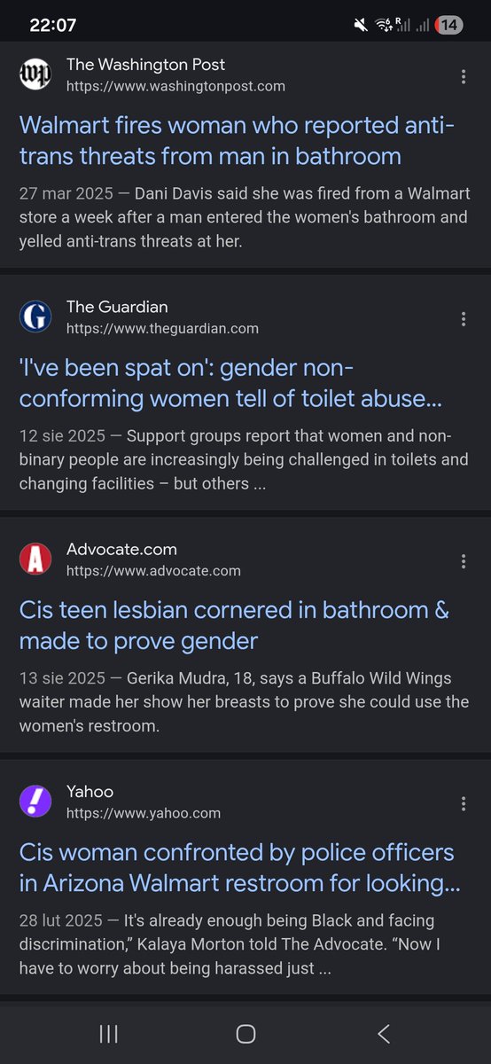 MarysiekN's tweet photo. @suddenlysally @SexMattersOrg @MForstater @Daily_Express You misread what I wrote. Multiple women were beaten up or at least verbally abused by random dudes who thought they didn't look female enough to enter the women bathroom (For example, they were too tall, had short hair or were WOC). The same dudes entered said bathroom to do it. https://t.co/kxDoKkyQfR