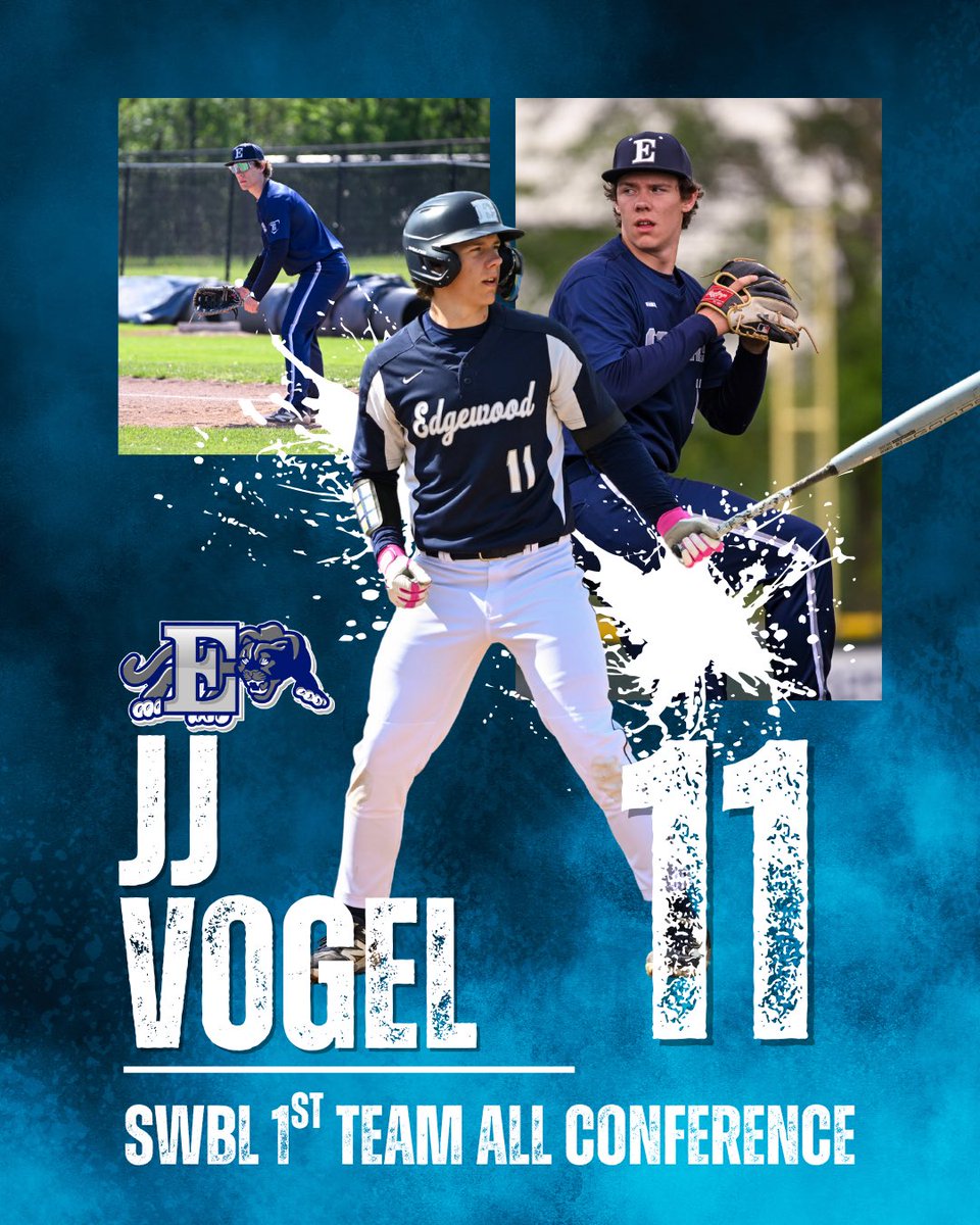 Edgewood_BB's tweet photo. Congratulations to @jj_vogel1 for being named SWBL First Team All Conference.

JJ is one of the top two-way player in the Midwest, committed to Ohio State. 

55 Ks &amp; a .190 BAA on the mound, while hitting .342 with 7 2Bs and 8 SBs. 

#EarnedNotGiven https://t.co/OL1tgsJmfB