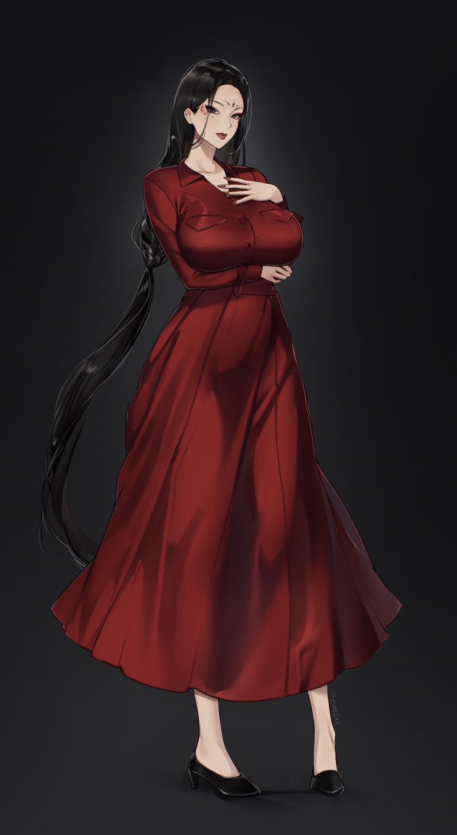 sakizxc's tweet photo. My red art ♥️ https://t.co/d5XKP7b20m