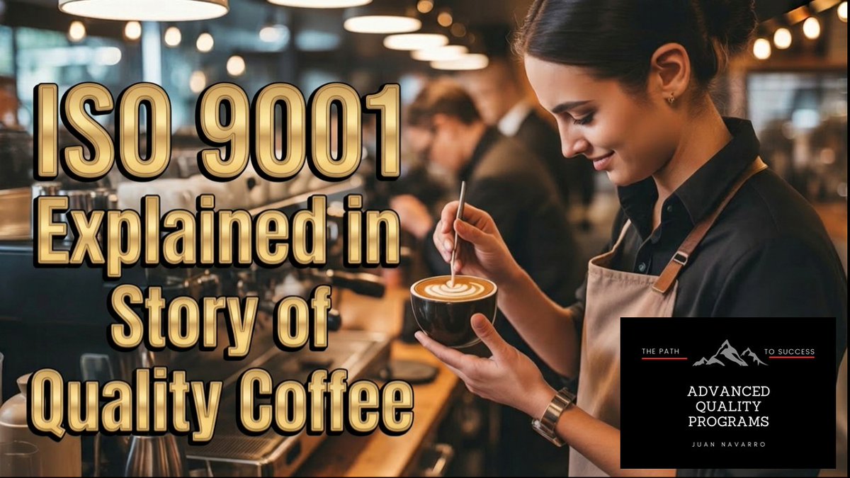 JuanNavarroAdv1's tweet photo. EP236 - ISO 9001 Explained in 10 Minutes with a Story of Quality

#AdvancedQualityPrograms #JuanNavarro #IsoExplained #BetterBeanISO
https://t.co/NC2Sz167N3 https://t.co/jGsfCSYJrk