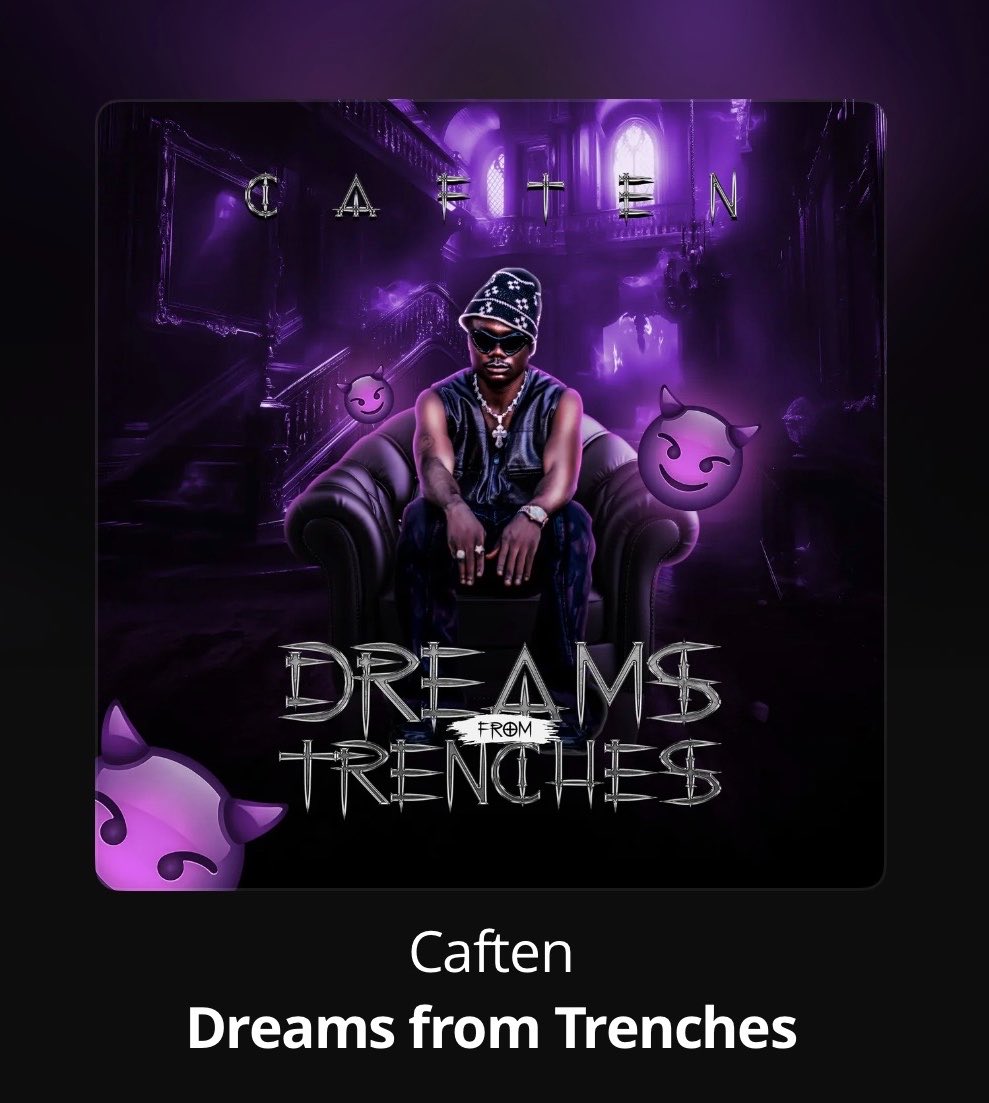 igbohiphopNG's tweet photo. BREAKING: @caftenofficial “Dreams From Trenches” album has Surpassed 6Million On Audiomack. https://t.co/TxyVXrToU1