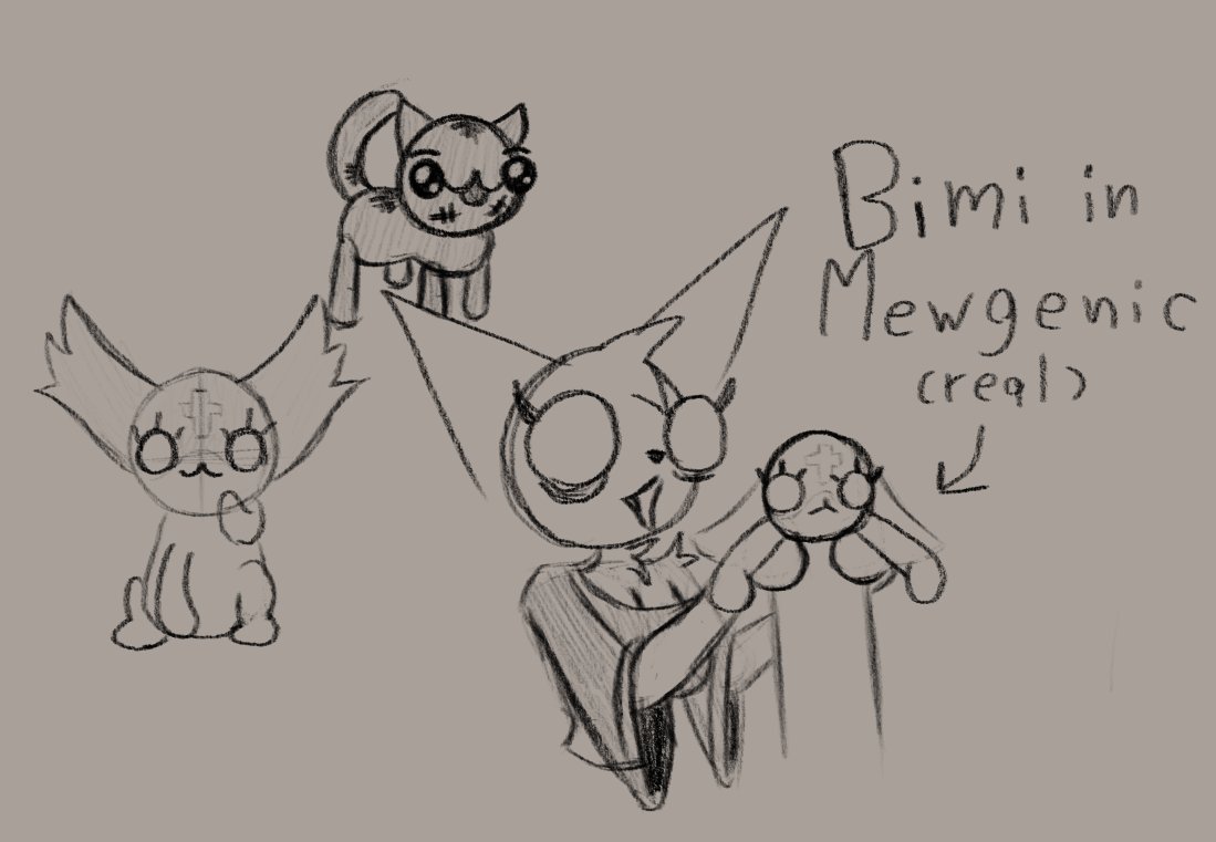 bimiarts's tweet photo. Mewgenical doodles (1/2) https://t.co/B1rP0HN7gs