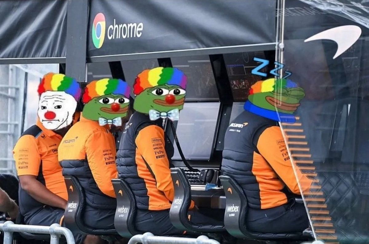 Snowzeki's tweet photo. Guess who's back, back again... 
#F1 #McLaren #CanadaGP https://t.co/BU6dyUA4wH
