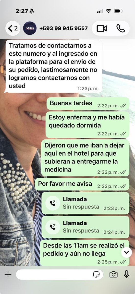 kattygu92's tweet photo. @fybeca Más de 4 horas esperando un pedido de @fybeca, inhumanos! https://t.co/8RWAe1CGwN