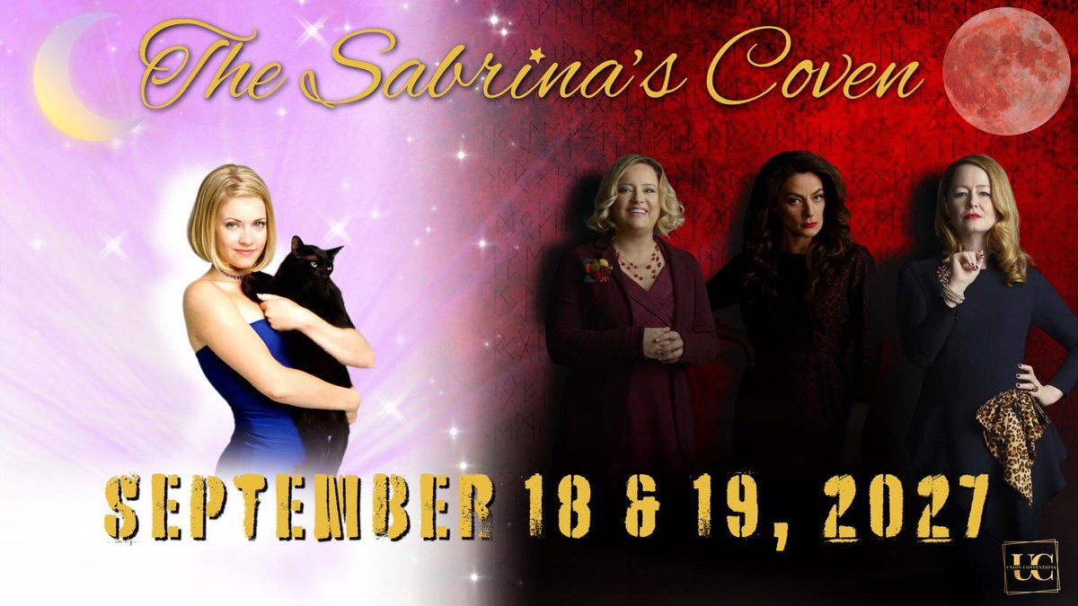 Union_Conv's tweet photo. 🇫🇷 Rendez-vous le 18 &amp; 19 Septembre 2027 à Paris pour notre convention « The Sabrina’s Coven » ! 🔮
——
🇺🇸 See you on September 18 &amp; 19, 2027 in Paris for our « The Sabrina’s Coven » convention ! 🔮

🎟️ : https://t.co/JckM6uMHkX https://t.co/uXokjYCdi6