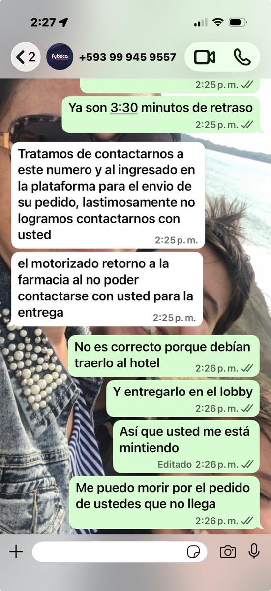 kattygu92's tweet photo. @fybeca Más de 4 horas esperando un pedido de @fybeca, inhumanos! https://t.co/U3BVpwtCe3