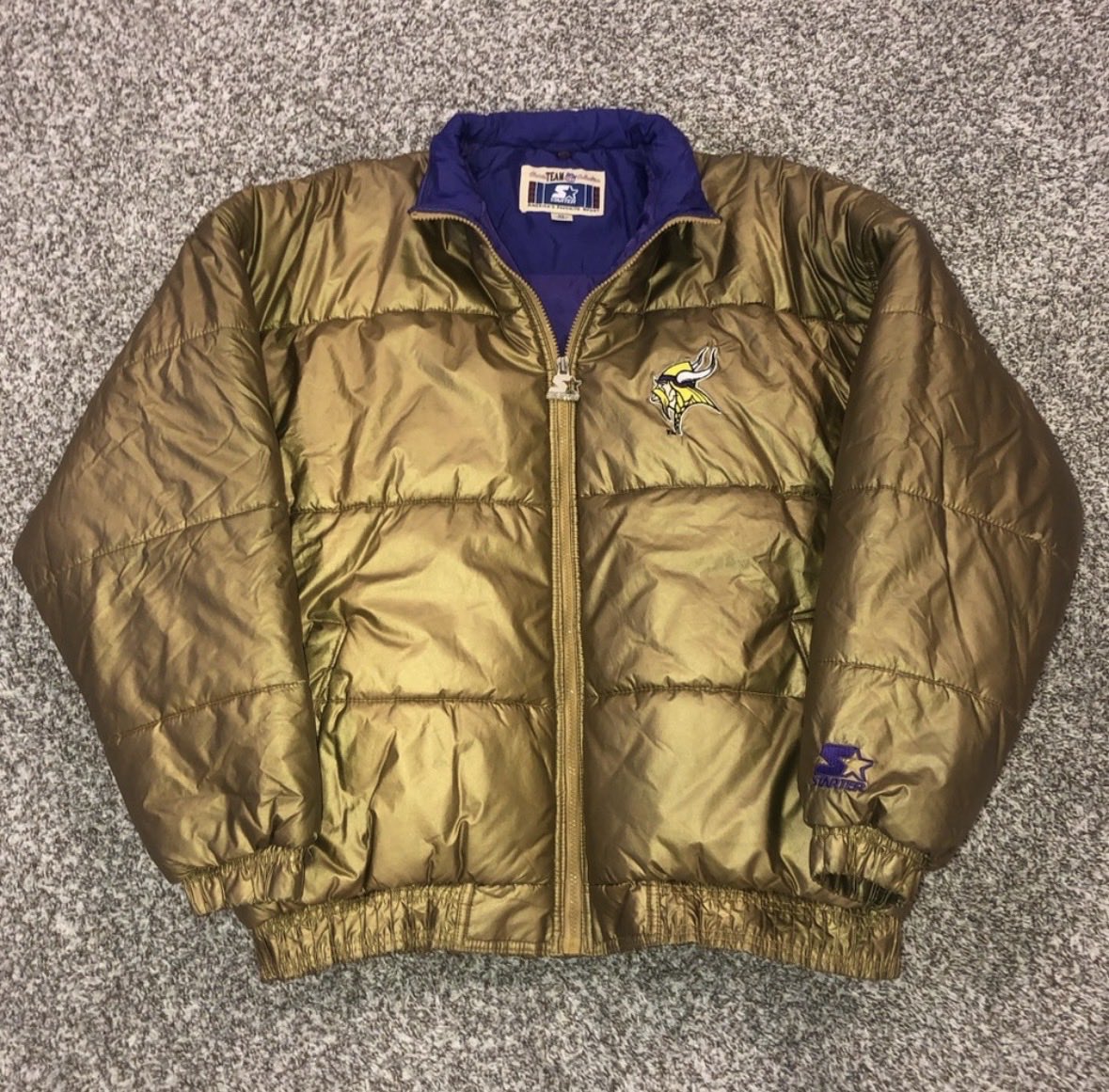 Vikings golden jacket