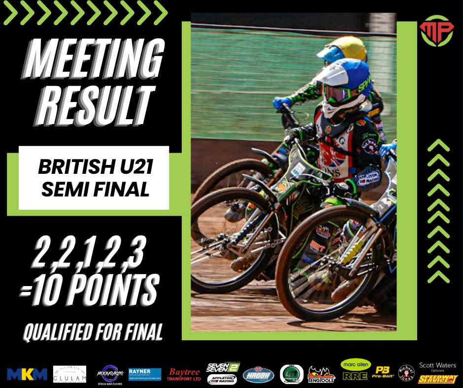 MaxPerryRacing5's tweet photo. Qualified for the final in June 🥳

But what a nightmare day for us! Definitely didn't go as planned as really wanted to be on podium but we qualified and that was the main objective 😁

@SpeedwayLions https://t.co/D7lMRHOuHH