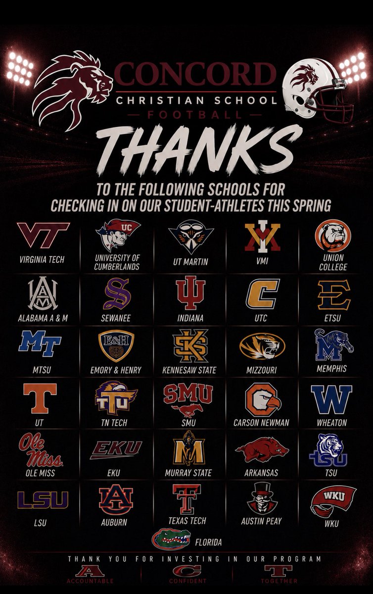 Concord Christian School Football tweet media