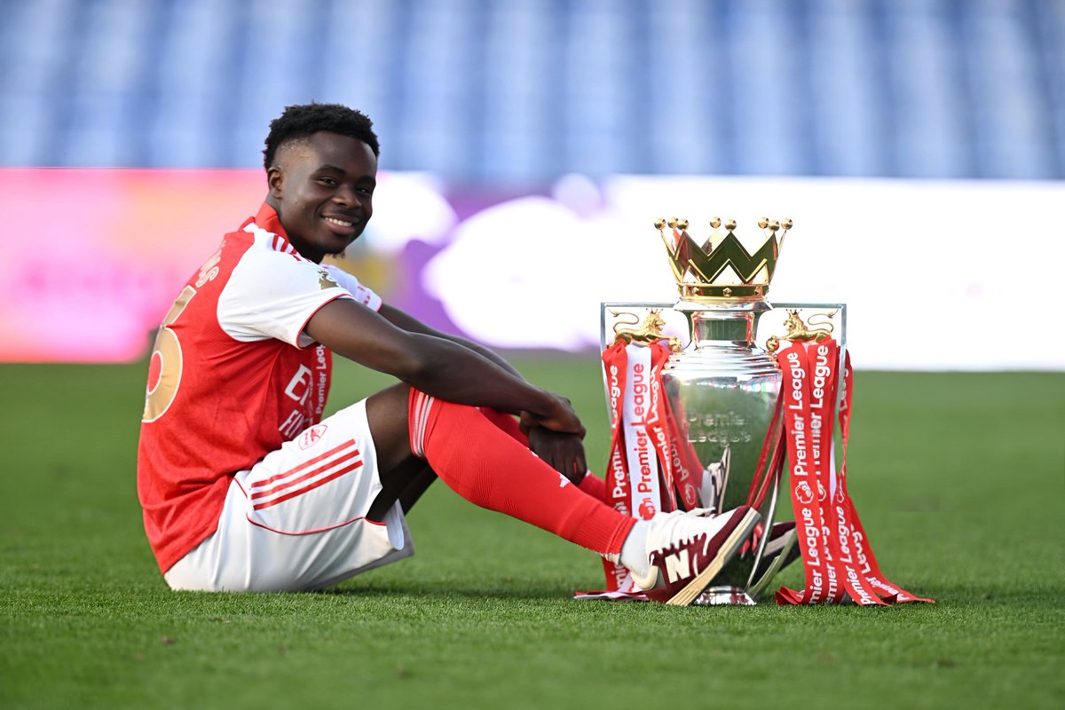 W33ie's tweet photo. Bukayo Saka ❤️ #CRYARS https://t.co/vHyKnEb3MW