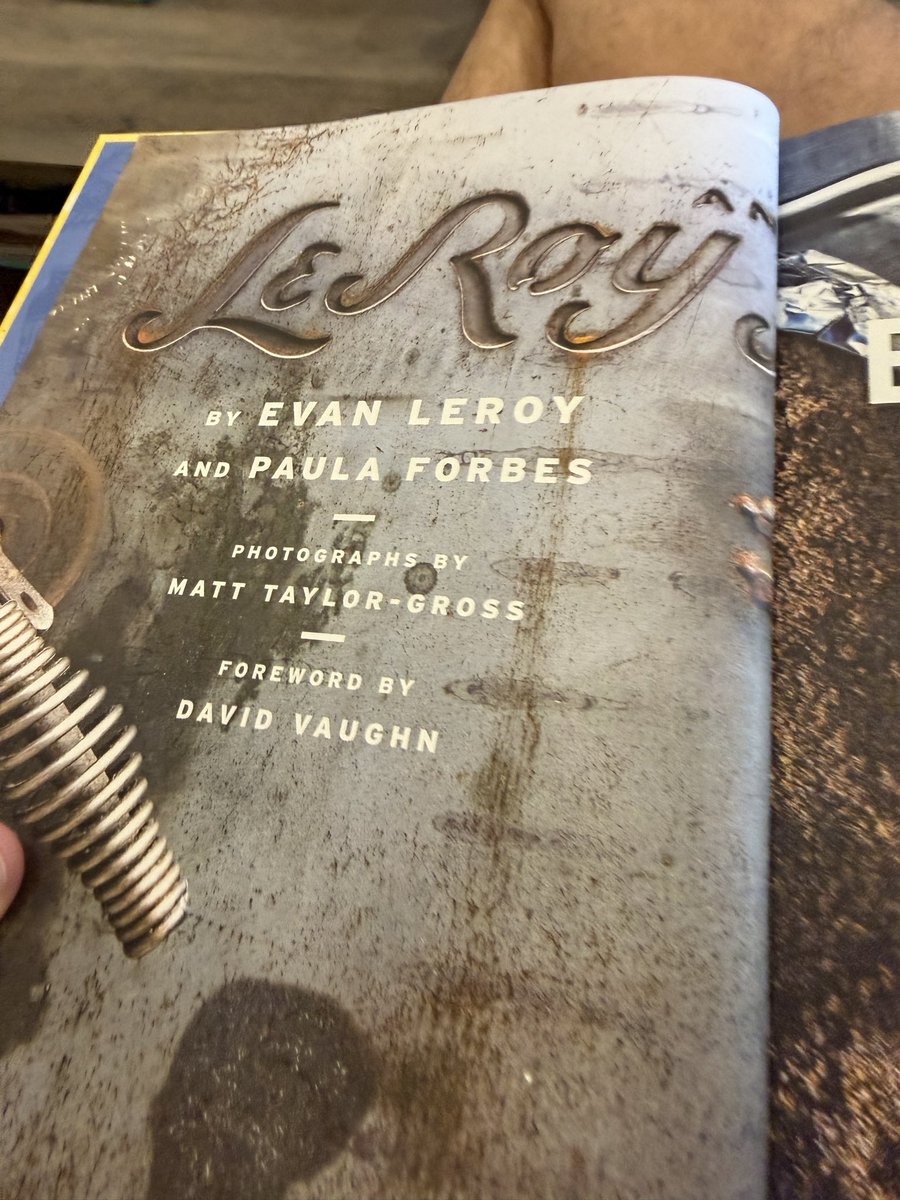 seanpcoyle's tweet photo. @evanleroy not sure if you guys are doing a second run of the book, but a heads up, this page lists the foreword author as “David Vaughn” https://t.co/xFuXTtKbhi