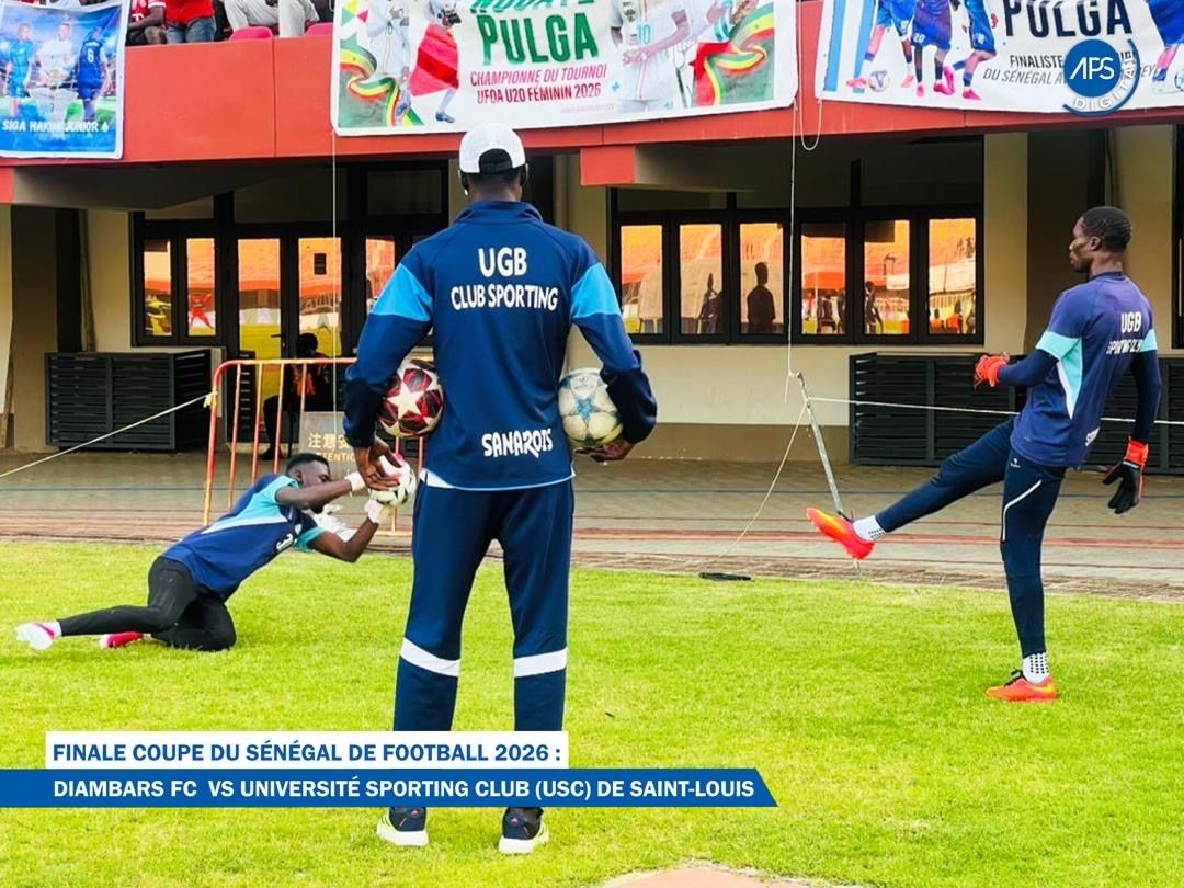 APS_Senegal's tweet photo. 🟦 #EnImage - Finale Coupe du Sénégal de football 2026 : Diambars FC vs Université Sporting Club (USC) de Saint-Louis https://t.co/fqZiSg2aWM