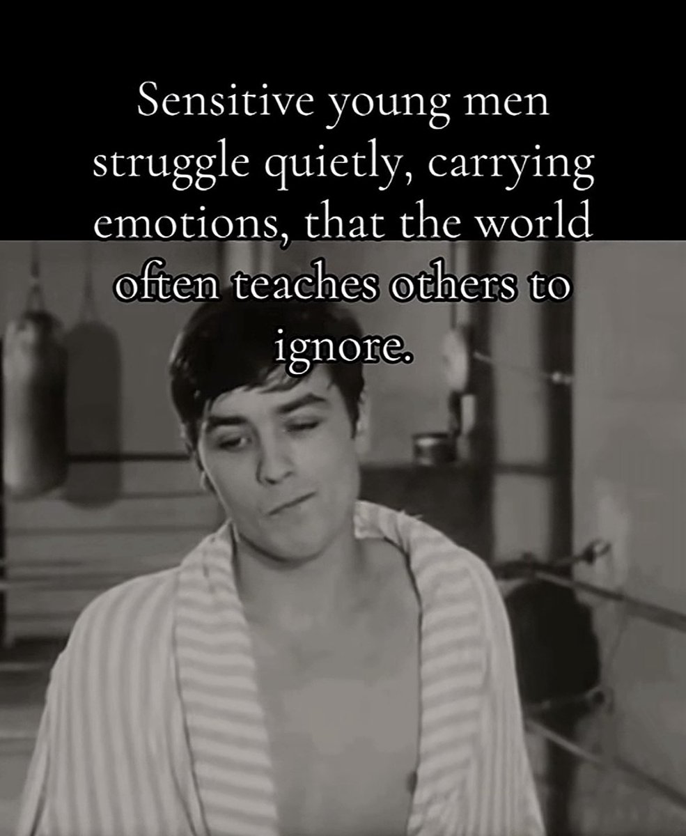 sensitive young man tweet media