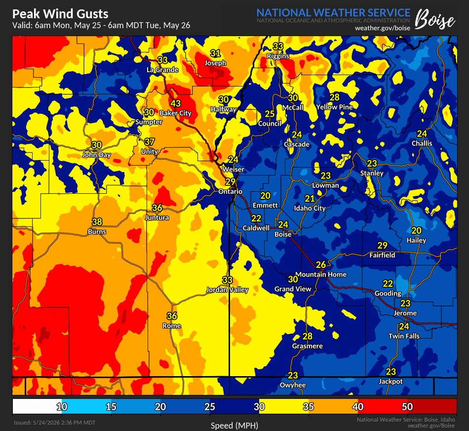 NWS Boise tweet media