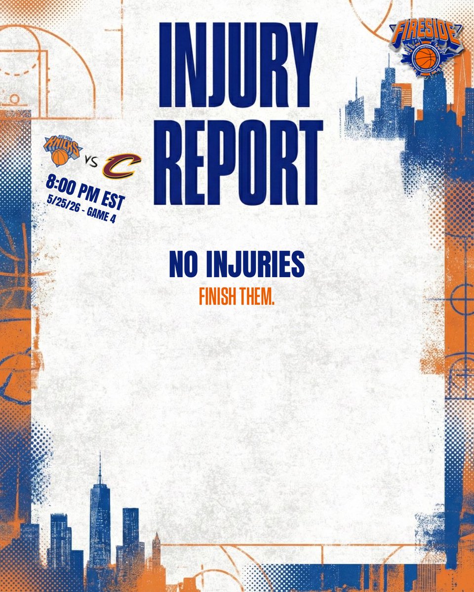 Fireside Knicks tweet media