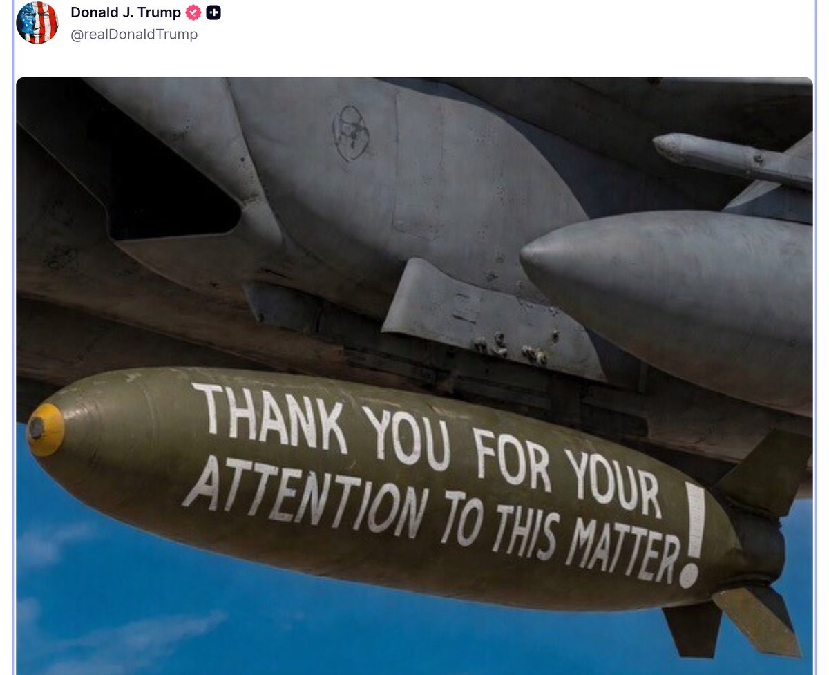 MastrXYZ's tweet photo. Holy shit.

I still cannot believe how @realDonaldTrump and the spineless freak show around him manage to make public life more vulgar, more stupid and more humiliating every single day.

These people are not just embarrassing online. 

That is the real problem. Their kindergarten level cruelty, their endless whining, their rotten little power games, their hatred of basic decency and their complete allergy to truth do not stop on social media. 

The same behaviour follows them into decisions, words and actions that affect real people, real families, real institutions and real lives.

Wherever these people appear, they create chaos. 

They poison the room, lower the standard, break the language, insult intelligence, mock empathy, attack law, then stand there pretending that their moral collapse is courage.

Practically the whole fucking world is trying to answer this madness with reason, law, patience and basic human dignity, while 77 million idiots looked at the absolute lowest form of judgement, honour, dignity, legal respect and empathy in the Western world and said yes, give us more of that.

I will never understand.

Study the fucking willingness to look at this grotesque circus of shameless stupidity, cruelty and corruption and still kneel in front of it like it represents strength.