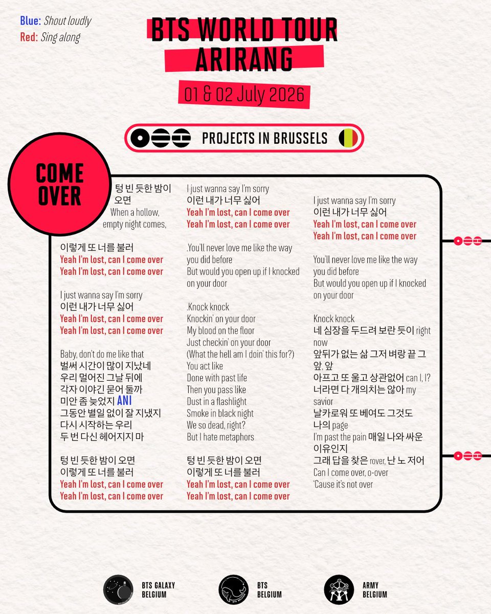 BE_BTSGALAXY's tweet photo. [#BTS_WORLDTOUR_BRUSSELS]

🇩🇪
Aufgrund hoher Nachfrage haben wir ebenfalls die Fanchants für „BODY TO BODY“ und „COME OVER“ hinzugefügt.

Druckt sie gerne aus und teilt sie.