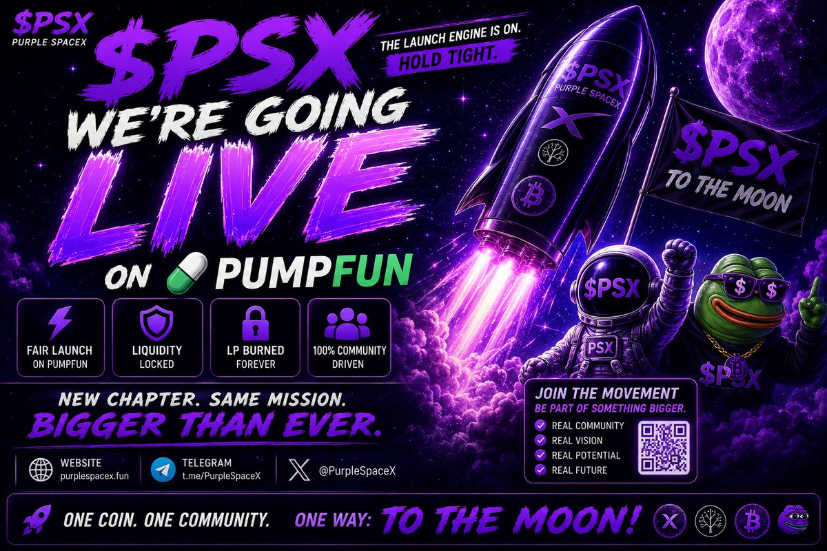 Purple SpaceX tweet media