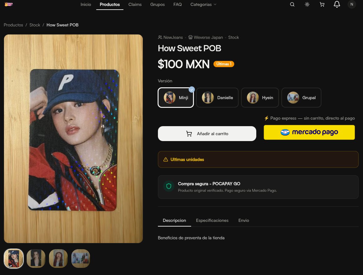 PocapayGo's tweet photo. 🐰 NewJeans — How Sweet POB ya disponible

    Photocards POB de Weverse Japan 💜
    Elige tu bias: Minji · Danielle · Hyein · Grupal

    Desde $100 MXN → https://t.co/gIo9UCEVAL

    🛒 Envío a todo México | Pago con MercadoPago

    #NewJeans #KpopMX #Photocards #KpopMerch #KpopMexico #Bunnies

PRODUCTO EN STOCK