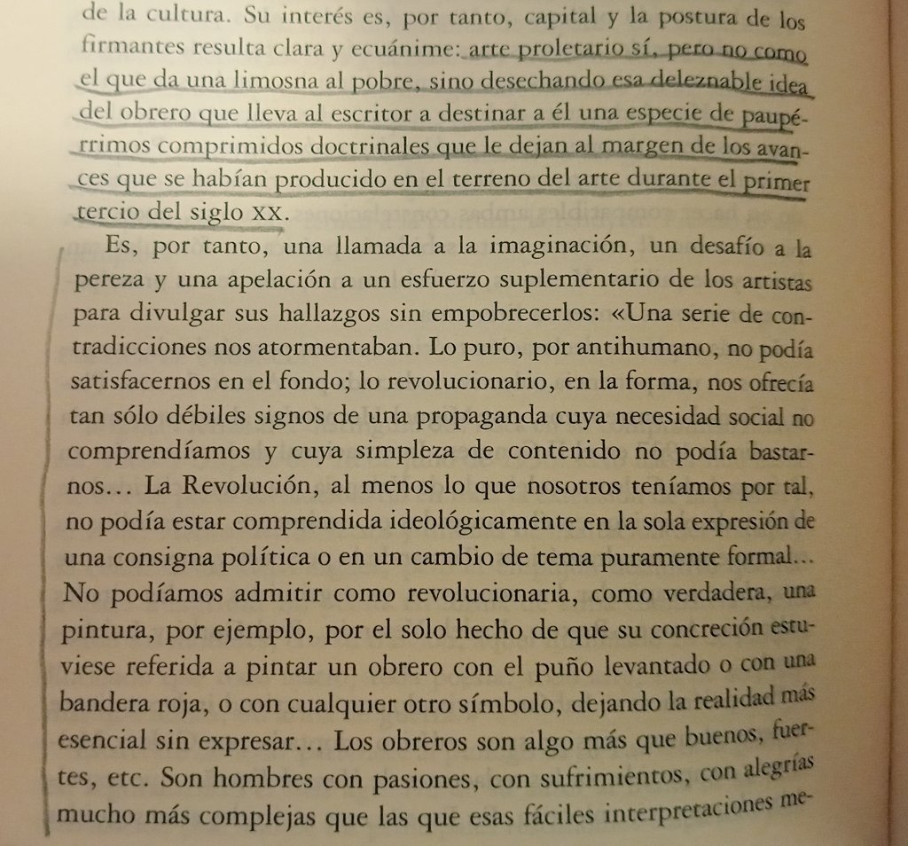 _Valk0_'s tweet photo. Sobre el arte proletario recoge Agustín Sánchez Vidal en su introducción a la poesía completa de Miguel Hernández un fragmento de ponencia colectiva presentada en el Congreso de Intelectuales en Defensa de la Cultura en donde se expone la diferencia entre arte y propaganda. https://t.co/m9Mr3aRF9e