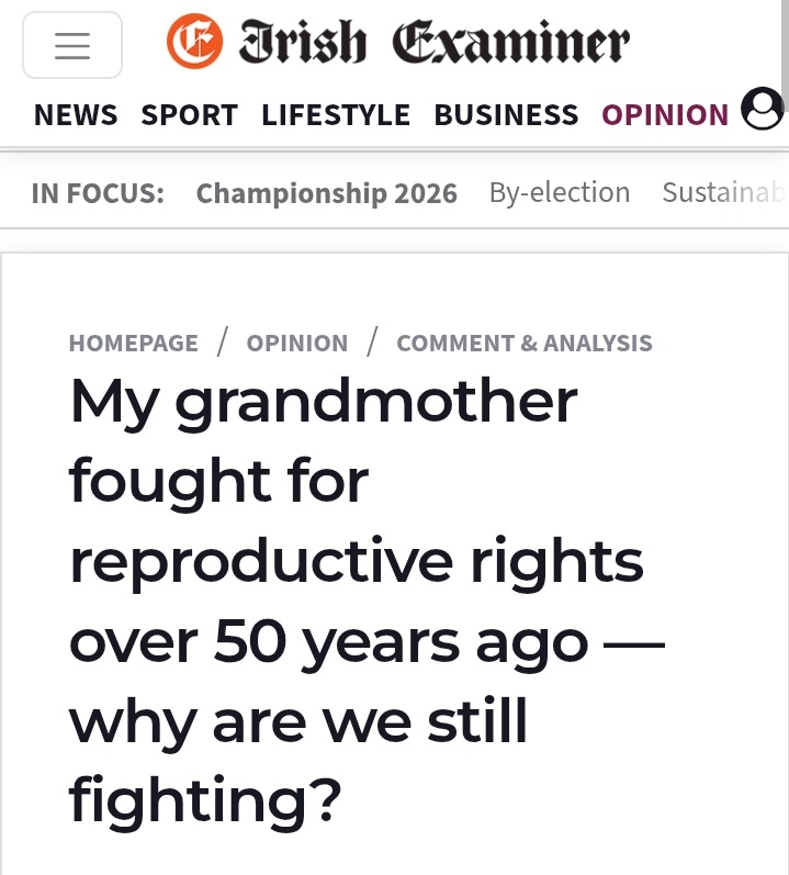 AsheMcgee's tweet photo. "The three-day wait for an abortion in Ireland is medically unnecessary, patronising, and unjustified" writes Aisling McGee.

https://t.co/WyvDkF0inH https://t.co/gAtLSEhR5o