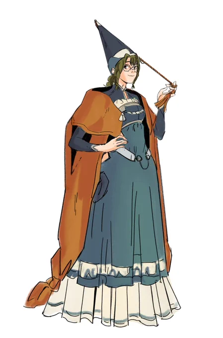 Sketched myself as a Witch Hat Atelier character