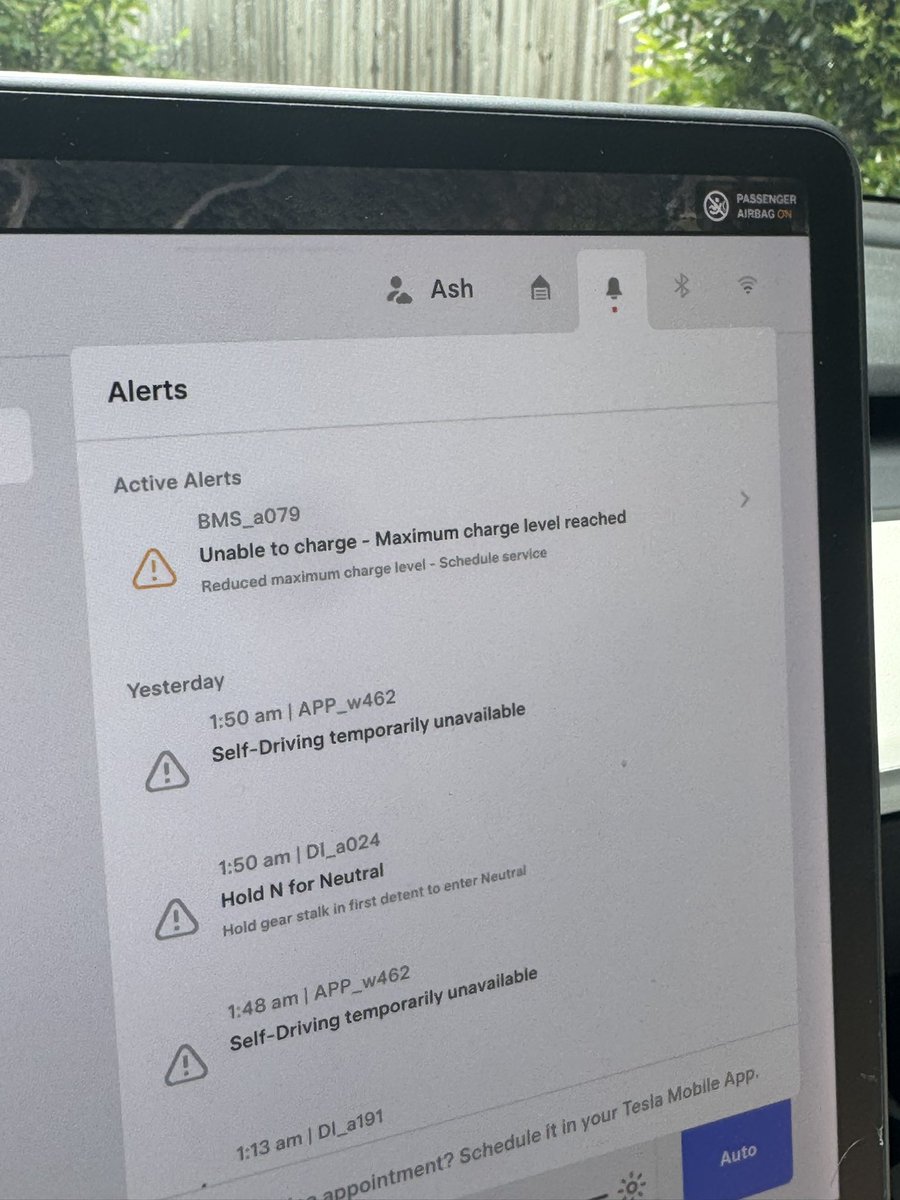 _aftz's tweet photo. Just got this BMS_a079 warning and I’m afraid it could be my HV battery. What could it be and how often is the battery under warranty? I have almost 90k miles on this 2021 Model 3. I bought it in 2023. https://t.co/Rgpm9EWqVz